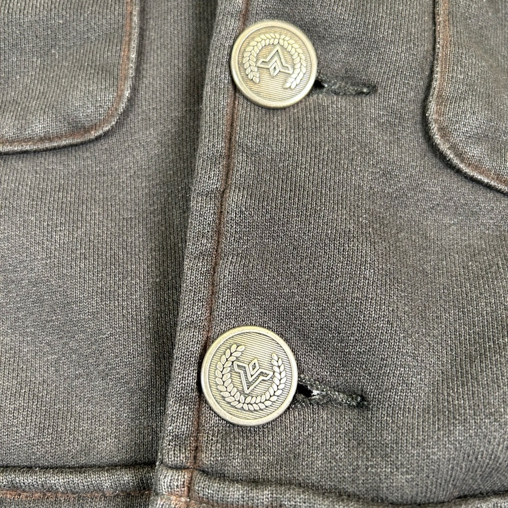 DIESEL Y2K Military Safari Fleece Jacket Embroidered Crest M - Picture 7 of 14